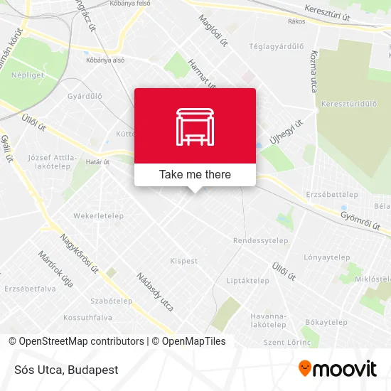 Sós Utca map