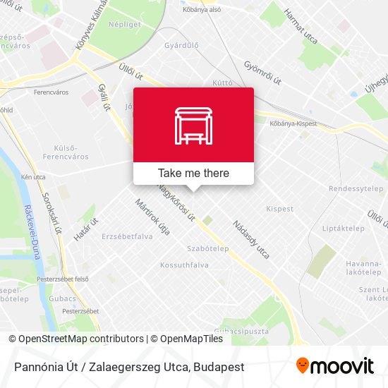Pannónia Út / Zalaegerszeg Utca map
