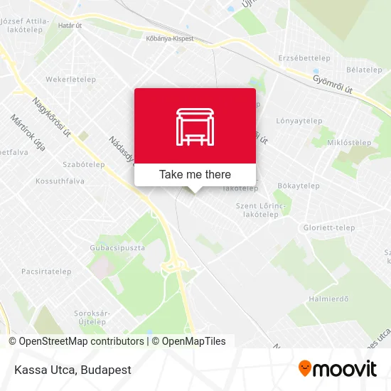 Kassa Utca map