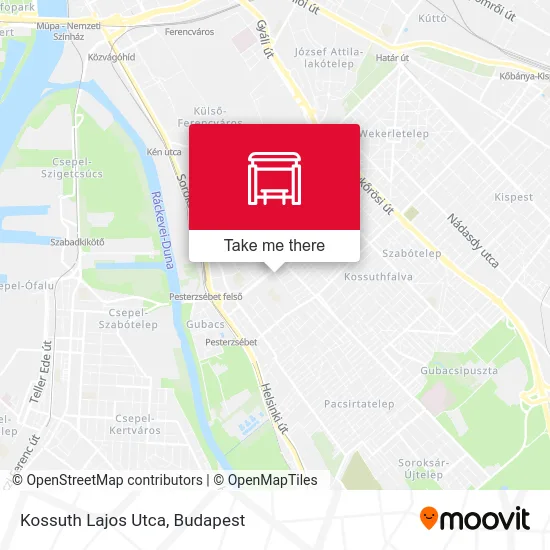 Kossuth Lajos Utca map