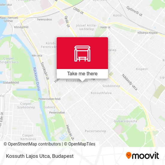 Kossuth Lajos Utca map