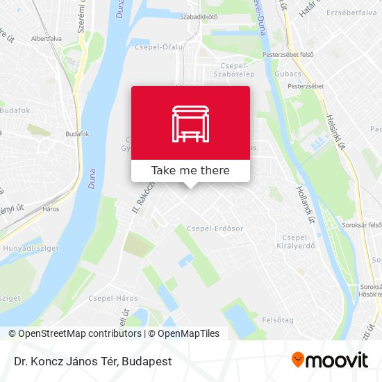 Dr. Koncz János Tér map