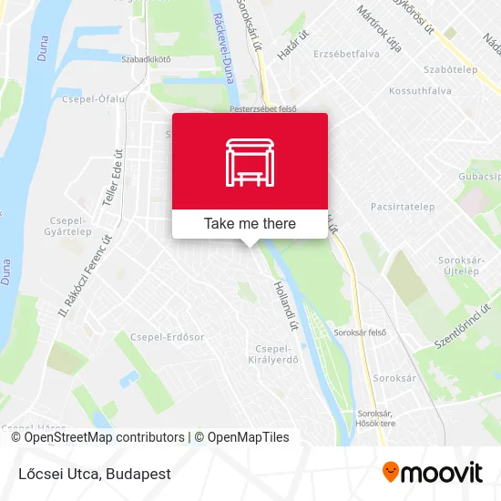 Lőcsei Utca map