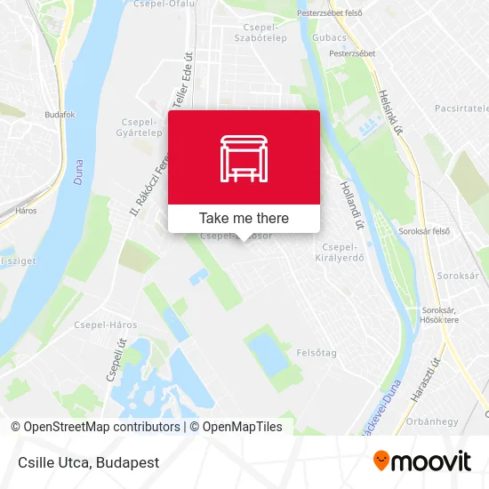 Csille Utca map