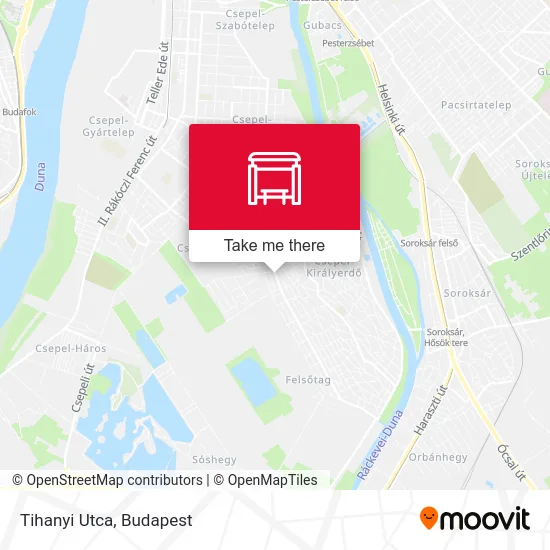 Tihanyi Utca map