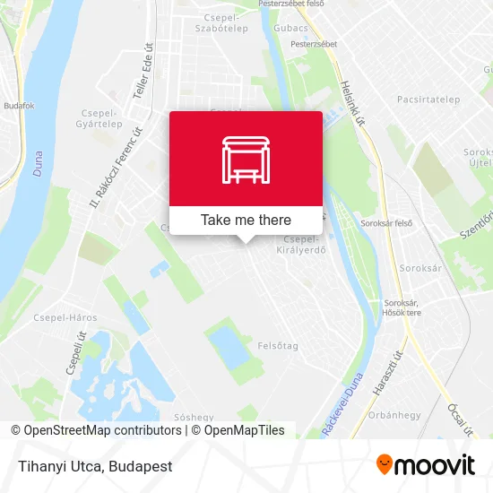 Tihanyi Utca map