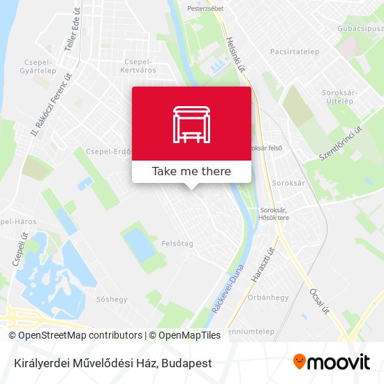 Királyerdei Művelődési Ház map