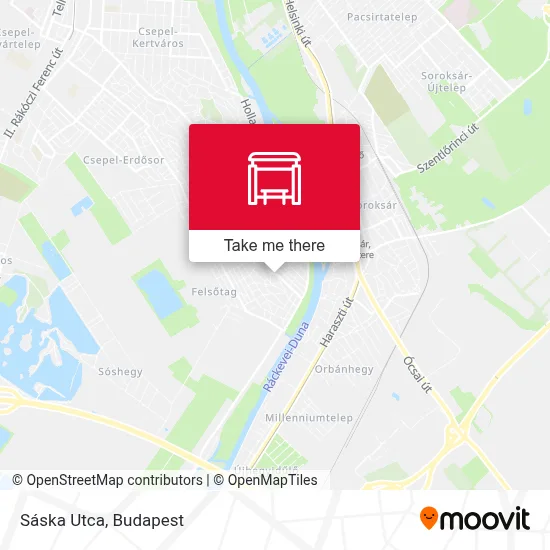 Sáska Utca map