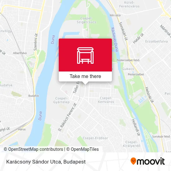 Karácsony Sándor Utca map