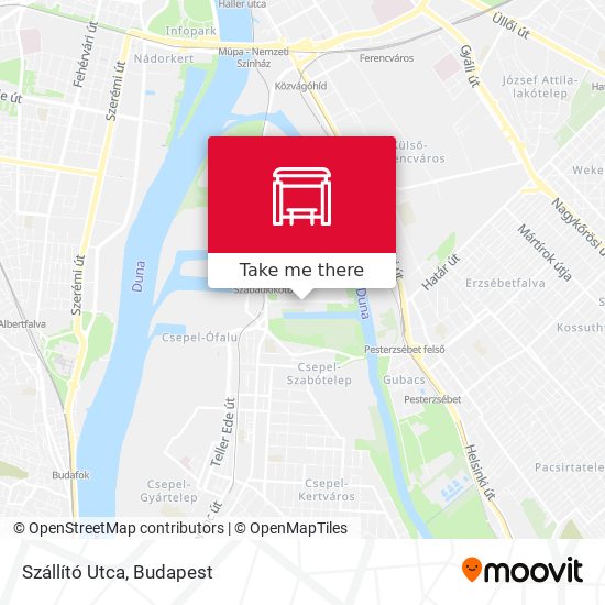 Szállító Utca map