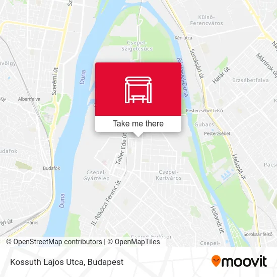 Kossuth Lajos Utca map