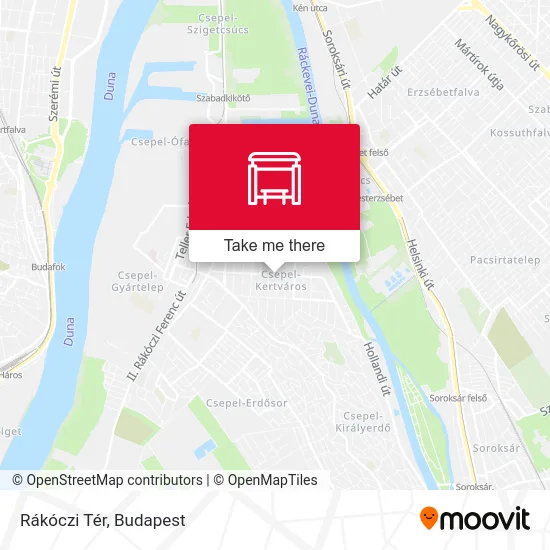 Rákóczi Tér map