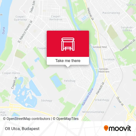 Olt Utca map