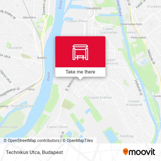 Technikus Utca map
