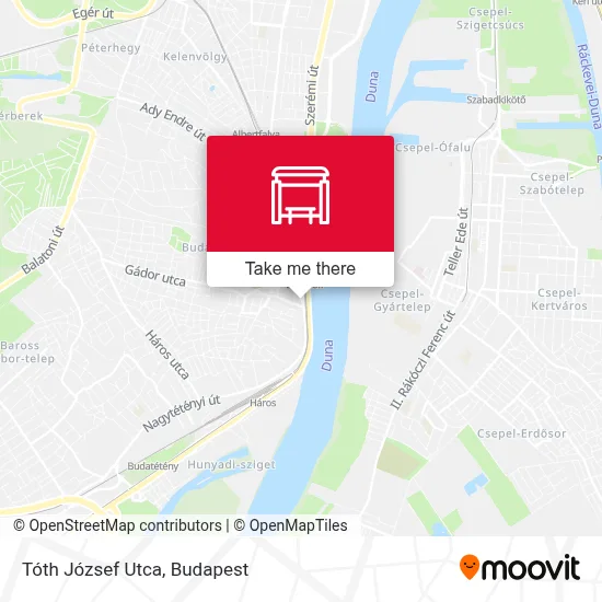 Tóth József Utca map