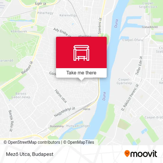 Mező Utca map