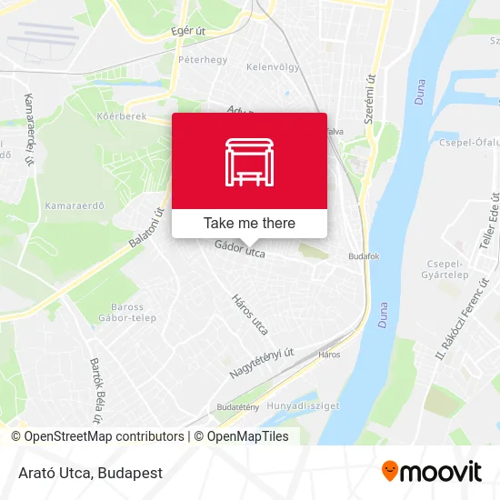 Arató Utca map