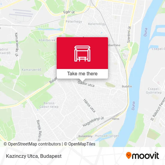 Kazinczy Utca map