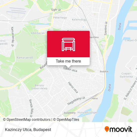 Kazinczy Utca map