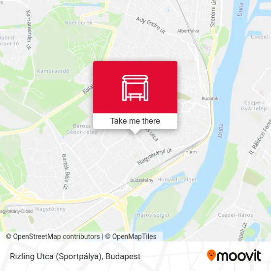 Rizling Utca (Sportpálya) map