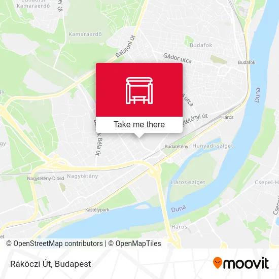 Rákóczi Út map