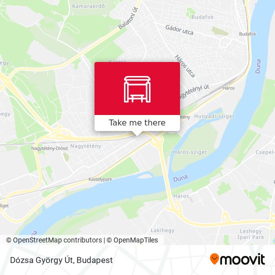 Dózsa György Út map