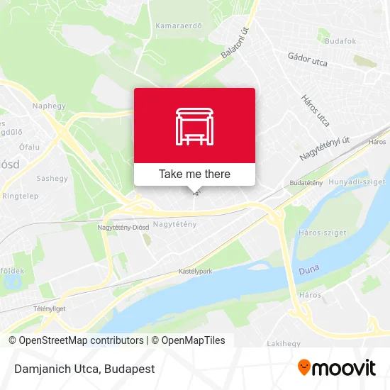 Damjanich Utca map