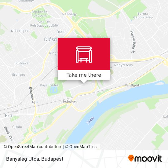 Bányalég Utca map