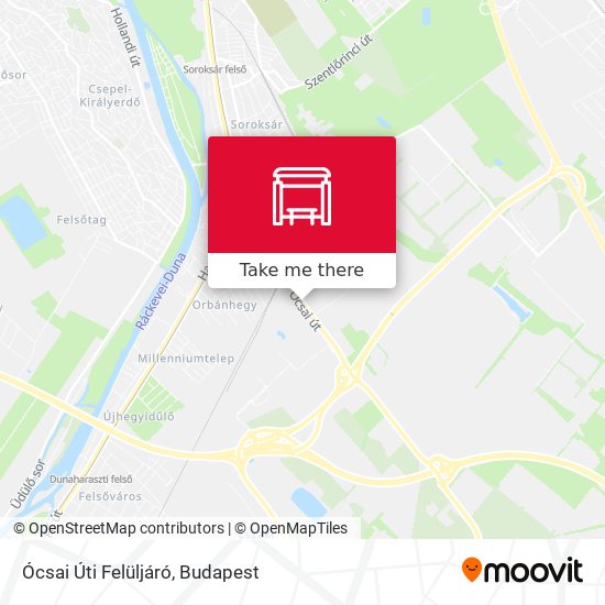 Ócsai Úti Felüljáró map