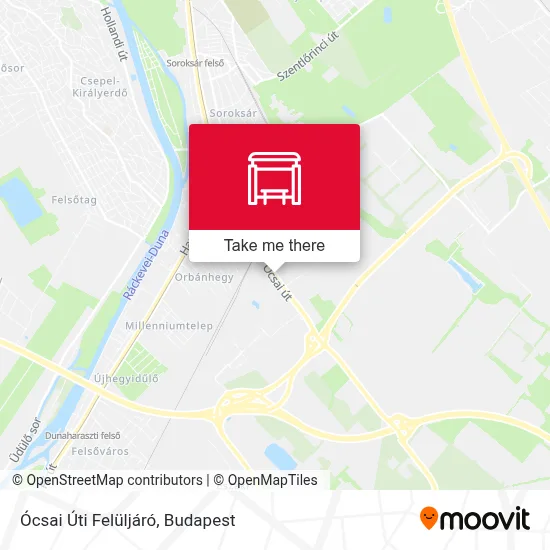 Ócsai Úti Felüljáró map