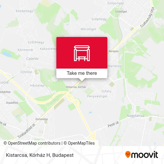 Kistarcsa, Kórház H map