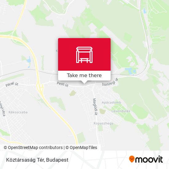 Köztársaság Tér map