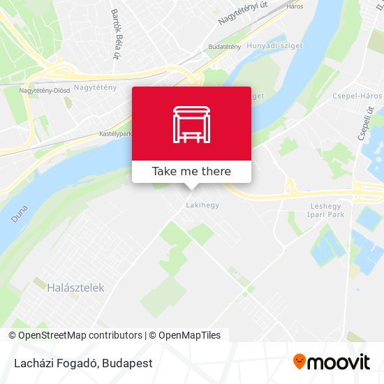 Lacházi Fogadó map