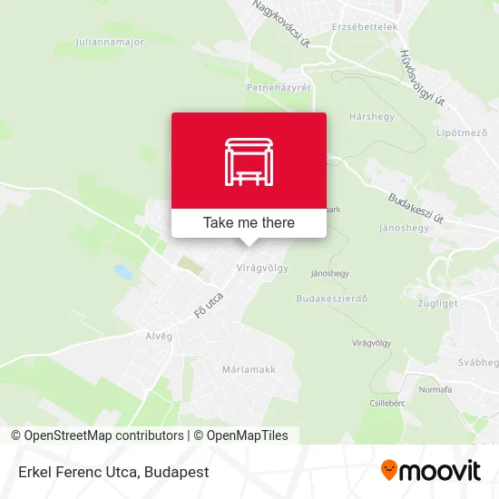 Erkel Ferenc Utca map