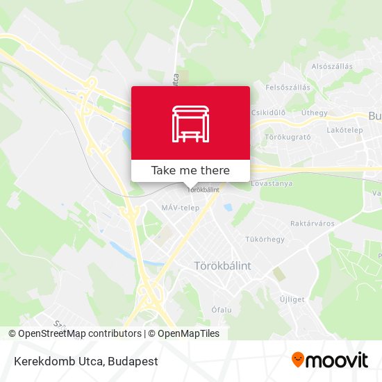 Kerekdomb Utca map