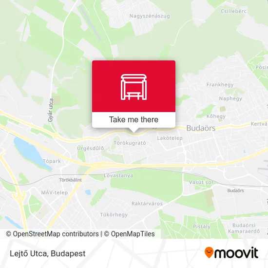Lejtő Utca map