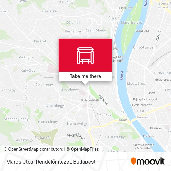 Maros Utcai Rendelőintézet map