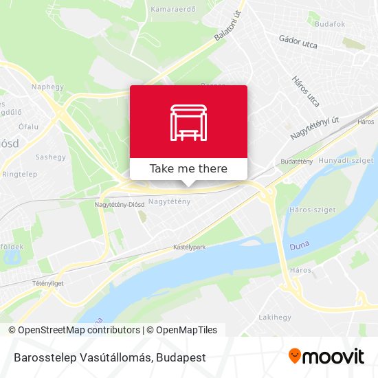 Barosstelep Vasútállomás map