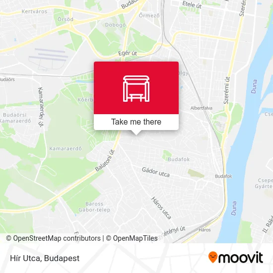 Hír Utca map