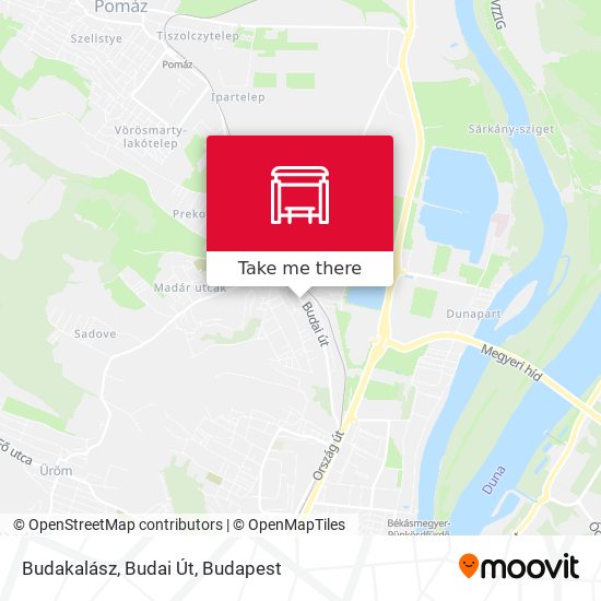 Budakalász, Budai Út map