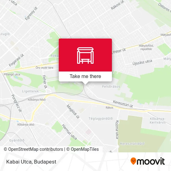 Kabai Utca map