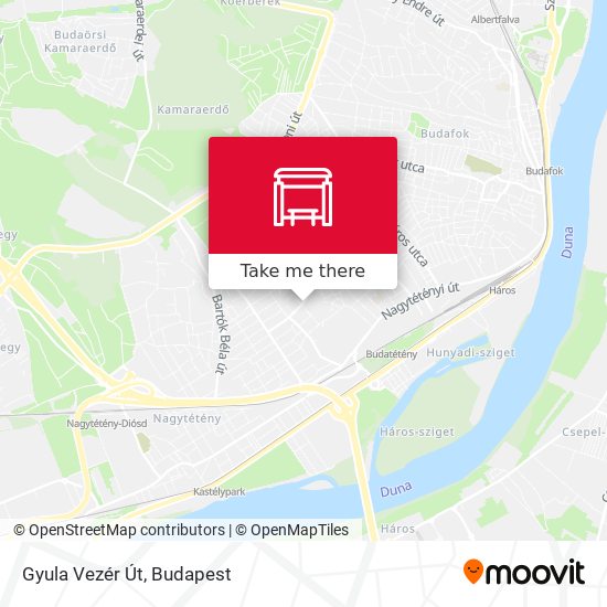 Gyula Vezér Út map