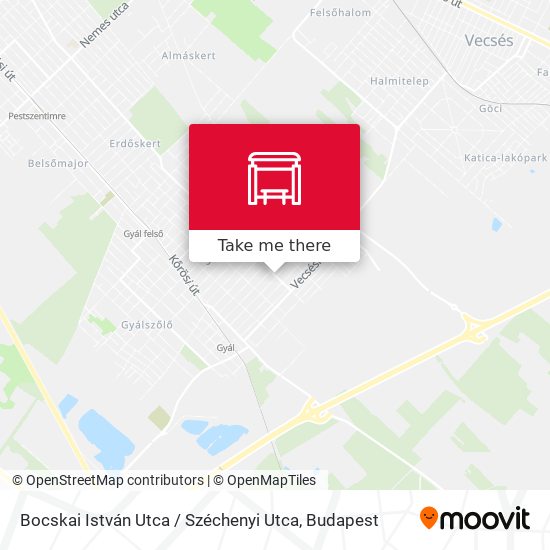 Bocskai István Utca / Széchenyi Utca map
