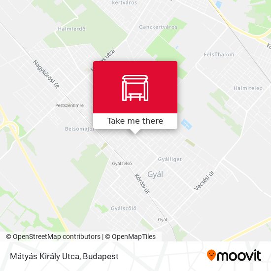 Mátyás Király Utca map