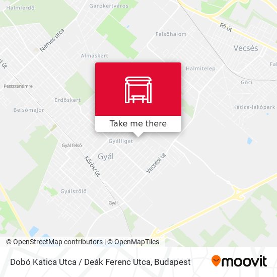 Dobó Katica Utca / Deák Ferenc Utca map