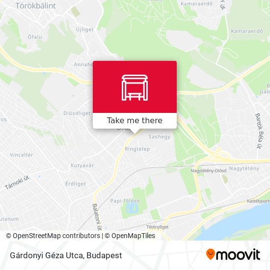 Gárdonyi Géza Utca map