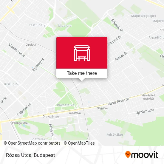 Rózsa Utca map