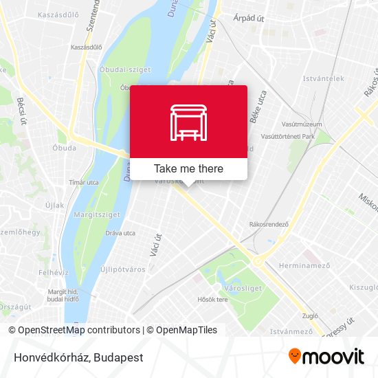Honvédkórház map
