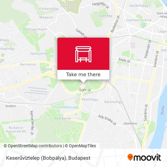 Keserűvíztelep (Bobpálya) map