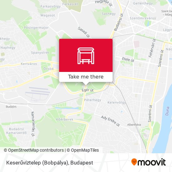 Keserűvíztelep (Bobpálya) map